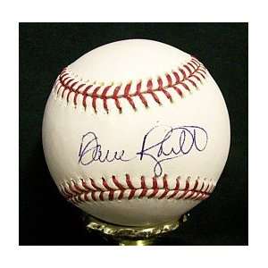 Dave Righetti Autographed Baseball   Autographed Baseballs  