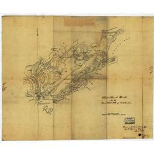  1863 map Charleston County South Carolina