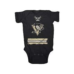 Old Time Hockey Pittsburgh Penguins Beeler Infant Creeper T Shirt