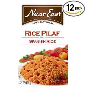 Near East Spanish Rice Pilaf Mix, 6.75 Ounce Boxes (Pack of 12 