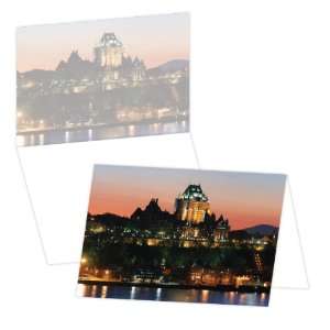  ECOeverywhere Chateau Frontenac Sunset Boxed Card Set, 12 
