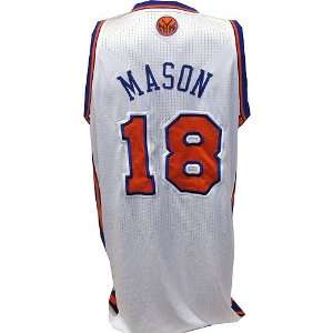 NY Knicks January 27th 2011 Game Worn #18 White Jersey vs. Miami Heat 