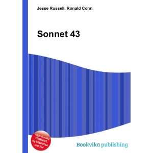  Sonnet 43 Ronald Cohn Jesse Russell Books