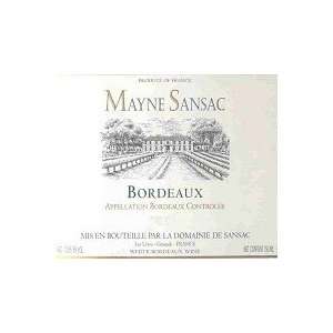  Mayne Sansac Bordeaux Blanc 2005 750ML Grocery & Gourmet 