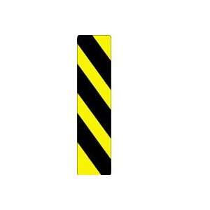  DELINEATOR (BLK/YELL)   UP LEFT Sign   24 x 6 .080 