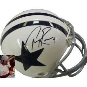Signed Tony Romo Mini Helmet   Replica   Autographed NFL Mini Helmets 