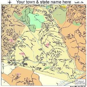  Street & Road Map of South Park Township, Pennsylvania PA 