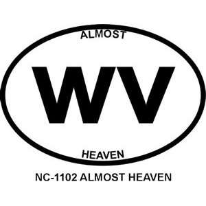  ALMOST HEAVEN Personalized Sticker