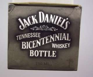 JACK DANIELS OLD NO7 1995 BICENTENNIAL Commemorative Bottle w/tag RARE 