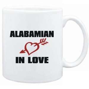  Mug White  Alabamian IN LOVE  Usa States Sports 
