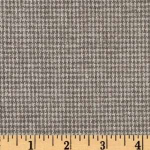  42 Wide Silk Suiting Houndstooth Chelase Taupe Fabric By 