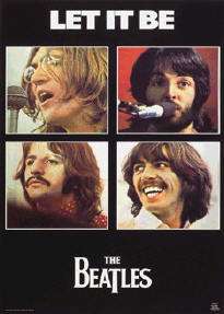 MUSIC POSTER ~ THE BEATLES LET IT BE  