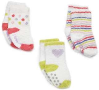    Carters Hosiery Baby Girls Infant 3 Pack Chenille Socks Clothing