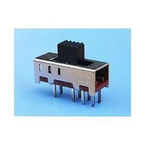 Slide Switch 2P3T Through Hole 0.3A 50VDC  Industrial 