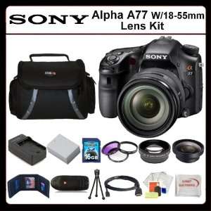  Sony Alpha A77 w/18 55mm Kit Includes Sony Alpha A77 