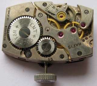 used ETA 735 15j., incomplete watch movement for parts 