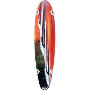  Dregs Red Point Longboard Skateboard Deck   9.5 x 39.5 