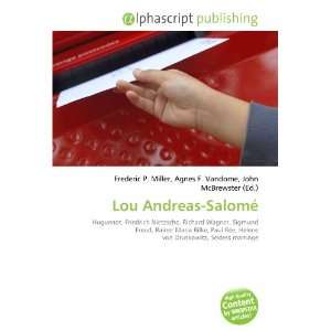  Lou Andreas Salomé (9786132766847) Books