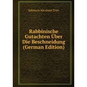   (German Edition) (9785878325677) Salomon Abraham Trier Books