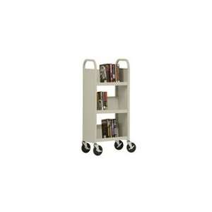  Sandusky Cabinets   17 W Single Sided Sloped Shelf Mobile Book 