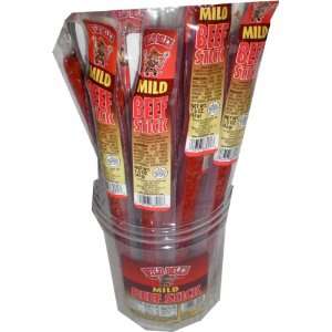 Wild Bills Mild Beef Stick, 13 in, 1.8 oz, 24 ct  Grocery 