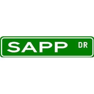  SAPP Street Sign ~ Family Lastname Sign ~ Gameroom 