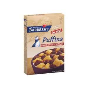 Barbaras Bakery Peanut Butter & Chocolate Puffins Cereal (12x10.5oz 