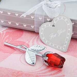  Choice Crystal Collection Red Rose Favors Health 