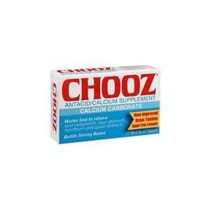  Chooz Antacid / Calcium Gum Tablets Mint Health 