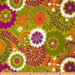  54 Wide Richloom Solarium Outdoor Luxury Floral Citron Fabric 