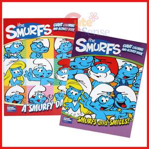   Smurfs Coloring & Activity Book Set  Smurfs and Smiles, A Smurfy Day