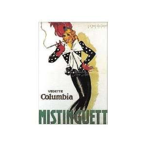  Mistinguett Vedette Columbia Poster Print