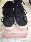 JUICY COUTURE HIGH TOP SNEAKERS FAUX SHEARLING LINING S