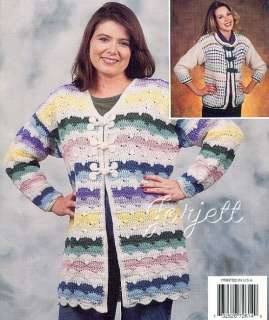 Snappy Scrappy Jackets, Annies crochet patterns  