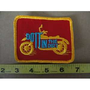  Do It In The Dirt Motorcycle Patch 
