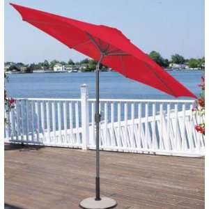   with Hand Crank and Tilt   Red and Black Patio, Lawn & Garden