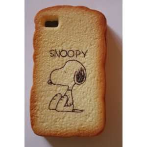 Snoopy without heart toast of bread foam iphone 4 case  