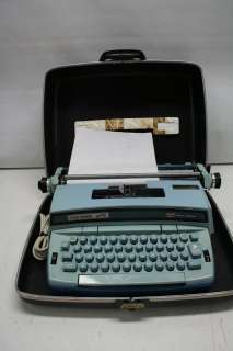 Smith Corona Coronet Model Super 12 Electronic Typewriter Blue  