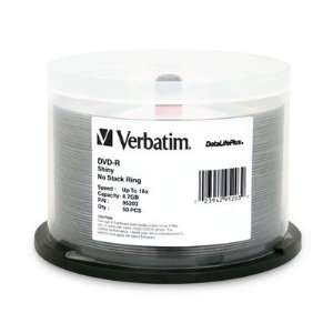   Verbatim VER95203 DVD R, 16X, 4.7GB, 50 per Pack, Silver Toys & Games