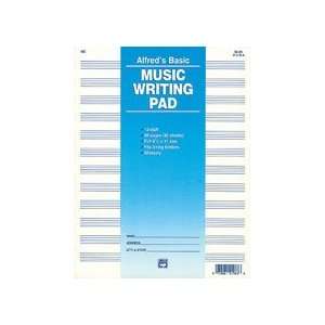  12 Stave Music Writing Pad (8 1/2 x 11) Musical 