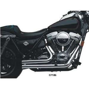  Santee 2 1/4 Snub Nose Exaust System For Harley Davidson 