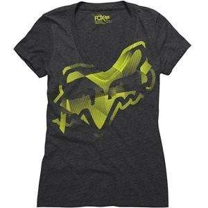  Fox Racing Womens Acute T Shirt   2010   X Large/Charcoal 