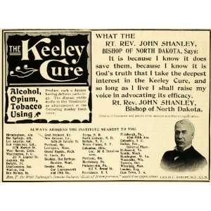 1903 Ad Bishop John Shanley North Dakota Addiction Cure 