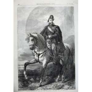  Fine Art 1855 Victor Emmanuel King Sardinia Horse War 