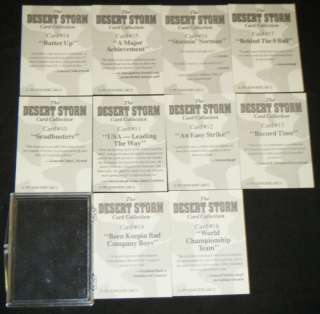 Desert Storm Card Collection   1991 Crown Sports Cards  