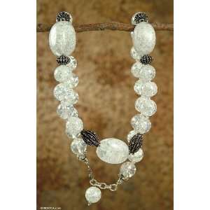  Quartz strand necklace, Snowballs Jewelry