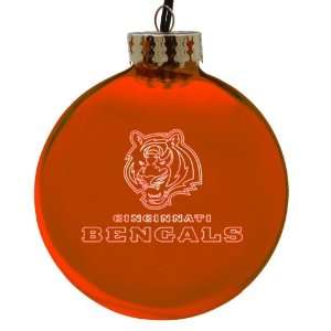  Cincinnati Bengals Laser Etched Ornament Sports 