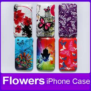 6PCS Fashion Hard Back Case Cover For iPhone 3G 3GS D12  