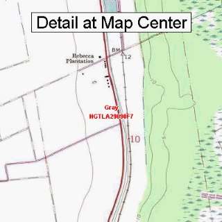 USGS Topographic Quadrangle Map   Gray, Louisiana (Folded/Waterproof)