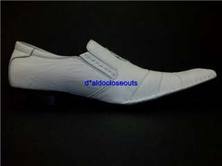 ALDO Mens White Dress Casual Club Shoes Loafers NIB  